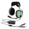 David Clark Aviation Headset | ENC, Straight Cord, Dual Plug, Flex/Wire Boom, M-7/A,H10-13X