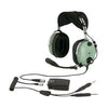 David Clark Aviation Headset | Battery Module, ENC, Straight Cord, Dual Plug, Flex/Wire Boom, M-7/A,H10-13XL