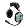 David Clark Aviation Headset | Youth, Straight Cord, Dual Plug, Flex Boom, M-7/A,H10-13Y