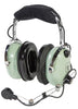 David Clark Helicopter Headset | Coil Cord, U-174/U Plug, Wire Boom, M-101,H10-56