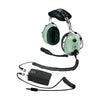 David Clark Helicopter Headset | ENC, Coil Cord, U-174/U Plug,H10-56HXL