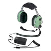 David Clark Aviation Headset | ENC, Dual Impedance, Coil Cord, U-174/U,H10-66XL