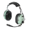 David Clark Aviation Headset | Coil Cord, 1/4in Stereo Plug, Flex Boom, M-7A,H3432