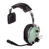 David Clark Aviation Headset | Single Ear, Coil Cord, 1/4in Stereo Plug, Flex/Wire Boom, M-7A,H3492