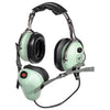 David Clark Aviation Headset | Mic Shield, PTT, Coil Cord, MAP-57-50 Connector,H9910