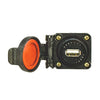 FAA-TSO MS-USB Panel Mount Device Charger | 5 V, 2.4 A,LS0305050B