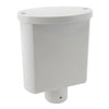 Universal Light Bar Top Box | For All-round, Masthead, & Stern, White,LTBBOXW