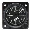 MD15 Series Altimeter | 2 Inch, 35K, 28V LED, Right-Hand Knob, In Hg,MD15-32128