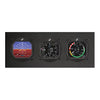 2-inch Digital Standby Package | Airspeed Indicator, Attitude Indicator, Counter Drum Encoding Altimeter,MD23-3PACK