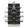 Military High-Isolation Amplified Networked 1x8 GPS Antenna Splitter | 1-input & 8-outputs, TNC Connector,MILNHIALD8