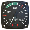 Electronic Oil Temperature Indicator | 2-1/4-inch, 40–300 °F, Color Coded Dial Markings,N12213U430