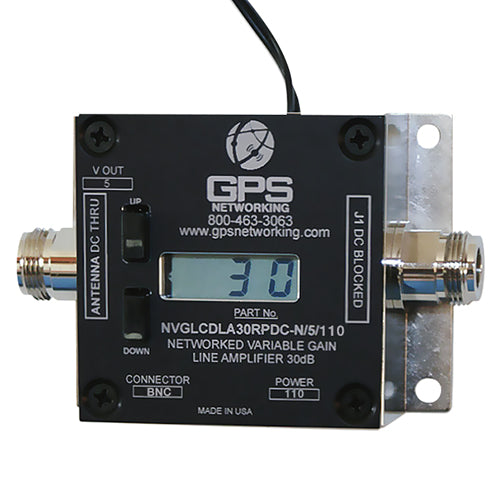 30 dB Gain with LCD, BNC connector, External Networking Power,NVGLCDLA-B