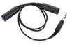 DUAL HEADPHONE ADAPTER,PA-73