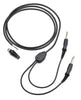 MONAURAL REPLACEMENT HEADSET CABLE/5' replacement cable with PJ-055 and PJ-068 plugs,PA-78