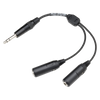 Headset Adapter | Dual Plug GA Headset to 0.25-inch Single Plug,PA-91