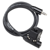 Helicopter Ground Crew Extension Cable | 3 ft, With PTT,PA-94