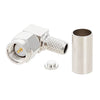 PE4002 SMA Male Connector | Right Angle, Crimp/Solder,PE4002