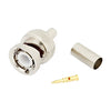 PE4044 BNC Male Connector | 50Ω, Straight, Crimp/Solder,PE4044