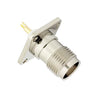 TNC 4-hole Flange Terminal Connector | Solder Cup Attachment,PE4064