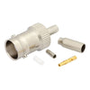 PE4079 BNC Female Connector | 50Ω, Crimp/Solder, Straight,PE4079
