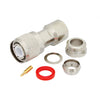 HN Male Connector | Straight, Clamp/Solder,PE4182