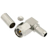 SMA Male Right Angle Crimp/Solder Connector | RG58, RG303, RG141, PE-C195, PE-P195, LMR-195,PE4405