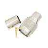 TNC Male Connector | Straight, Crimp/Solder,PE4447