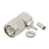 TNC Male Right Angle Connector | 50 Ω, Crimp/Solder,PE4455