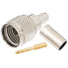 PE4521 Mini UHF Male Connector | 50Ω, Crimp/Solder, Straight,PE4521