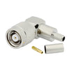 Right Angle TNC Male Connector | Reverse Polarity, Crimp/Solder Attachment, 50 Ohm,PE4677