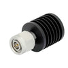 CONNECTOR/TNC male, 50 ohm, aluminum heatsink, high power termination. Frequency range: DC to 18 GHz. Power handling capacity: 10 watts. Max VSWR 1.25.,PE6104