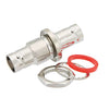 PE9093 BNC to BNC Female Bulkhead Connector | Hermetically Sealed, 50 Ω,PE9093