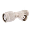 PE9290 TNC Tee Adapter | Male-Female-Female, 50Ω, MIL-STC-348,PE9290