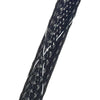 PFA-ECM Protect-Fast Braided Sleeving | 3/4in, 75ft roll, Black with White Tracer,PFAECM4BT7