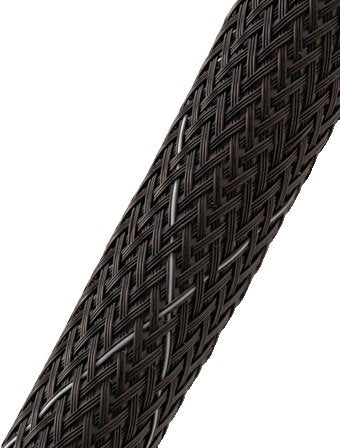 PFA Protect-Fast Braided Sleeving | 1/4 in. Diameter, 200 ft. Roll, Bl ...