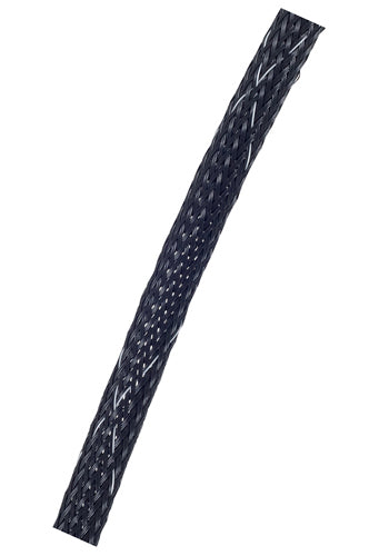 1/2in dimeter, 100ft roll, Black with White tracer,PFR3BT0100