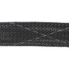 PFA Protect-Fast Braided Sleeving | 1-1/4in dimeter, 50ft roll, Black with White tracer,PFR6BT0050
