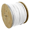 UL Triplex Round Boat Cable | 14 AWG, White/Green/Black, White Jacket | 250ft,WR14/3-250