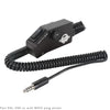 SAL-200 Drop Cord | NATO plug, volume control, 12in coil cord, ICS switch (Lock-Mom),SAL-200-12
