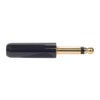 PJ-055B Headphone Plug | 2-Conductor, Screw Terminals, Black Handle, RoHS Compliant,SWC 440X