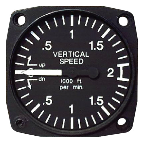 0 – 6000 ft/min, 2-1/4 in, B & W…,T8-210-60