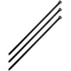 SELF LOCK CABLE TIE/8.19 40 lbs, .140 width, black.,TY242MX
