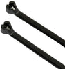 SELF LOCK CABLE TIE/11.08 40 lb, .140 width, black.,TY26MX
