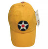 US ROUNDEL CAP/burnt yellow,USAR-01-BY
