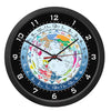 World Time Clock | black frame, 10",WTC04