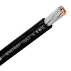 UL Marine Battery Cable | 6 AWG, Black, Tinned, 100 feet,WUL6BK-100